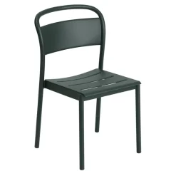 Silla de acero Linear steel side chair, Dark green*Muuto Online