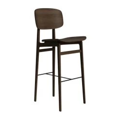 Silla de bar NY11, Roble ahumado oscuro, 75 cm*NORR11 Best