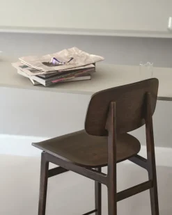 Silla de bar NY11, Roble ahumado oscuro, 75 cm*NORR11 Best