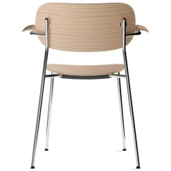 Silla de comedor con apoyabrazos Co patas cromadas, Roble*Audo Copenhagen Sale