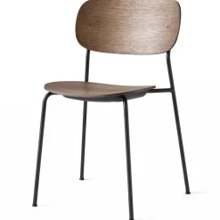 Silla de comedor con patas negras Co , Roble teñido oscuro*Audo Copenhagen New