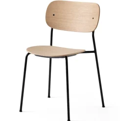 Silla de comedor con patas negras Co , Roble*Audo Copenhagen