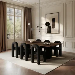 Silla de comedor Daiku, Deep taupe*101 Copenhagen New
