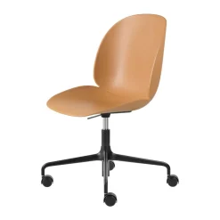 Silla de oficina Beetle Meeting Chair, Amber brown-black*GUBI Outlet