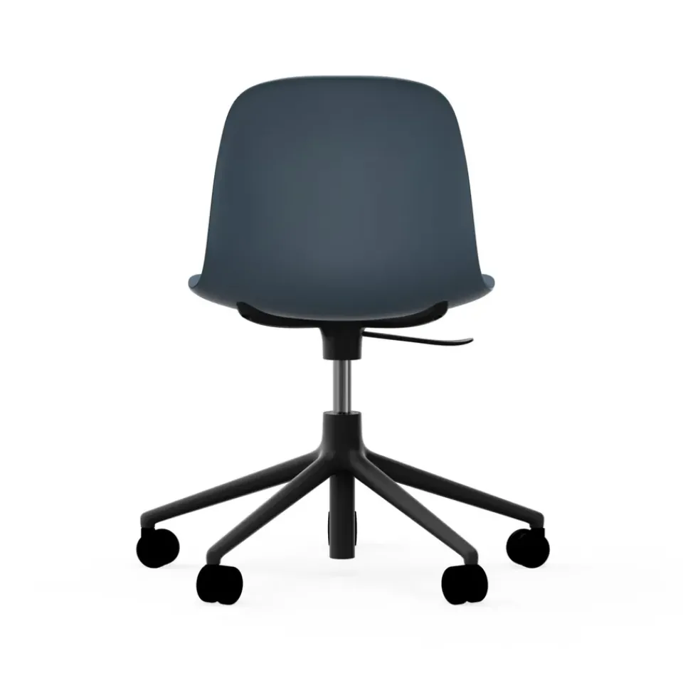 Silla de oficina Form chair swivel 5W, , aluminio negro, ruedas*Normann Copenhagen Discount