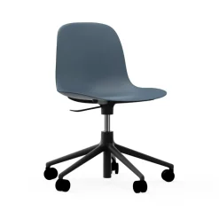 Silla de oficina Form chair swivel 5W, , aluminio negro, ruedas*Normann Copenhagen Discount