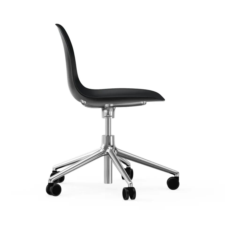 Silla de oficina Form chair swivel 5W, , aluminio, ruedas*Normann Copenhagen Online