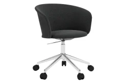 Silla de oficina Kendo Swivel con 5 ruedas, Graphite-polished aluminium*Hem Online