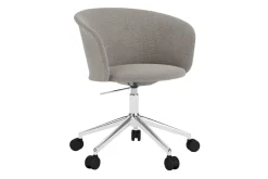 Silla de oficina Kendo Swivel con 5 ruedas, Porcelain-polished aluminium*Hem Sale