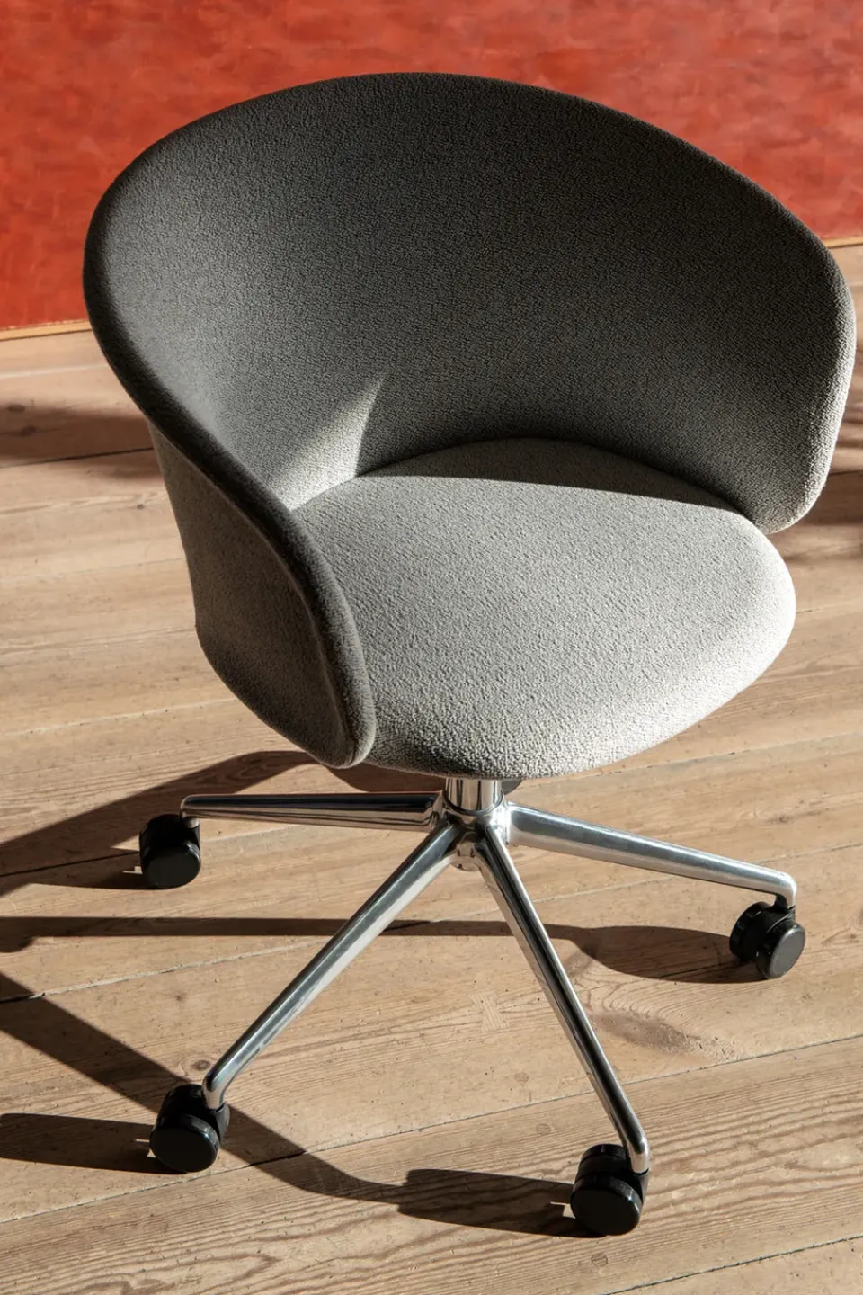 Silla de oficina Kendo Swivel con 5 ruedas, Porcelain-polished aluminium*Hem Sale