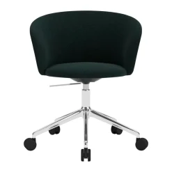 Silla de oficina Kendo Swivel con 5 ruedas, Pine-polished aluminium*Hem Sale