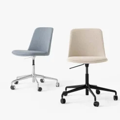 Silla de oficina Rely HW31, Hallingdal 753-base negra*&Tradition Discount