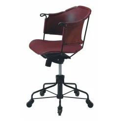 Silla de oficina Sheriff, Cuero Tärnsjö - base lacada negro*Källemo Hot