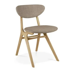 Silla Eye, Roble lacado-warm grey*Ethnicraft Outlet