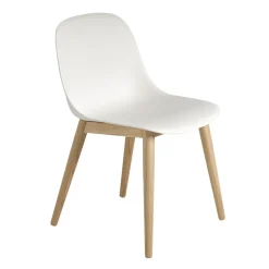 Silla Fiber Side Chair con patas de madera, -roble*Muuto New