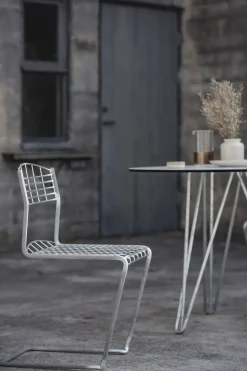 Silla High Tech, Galvanizado en caliente*Grythyttan Stålmöbler Outlet
