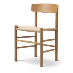 Silla J39, Barnizado Vintage -trenzado natural*Fredericia Furniture Sale