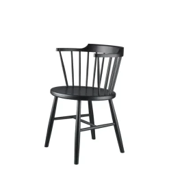 Silla J18, Beech black painted*FDB Møbler
