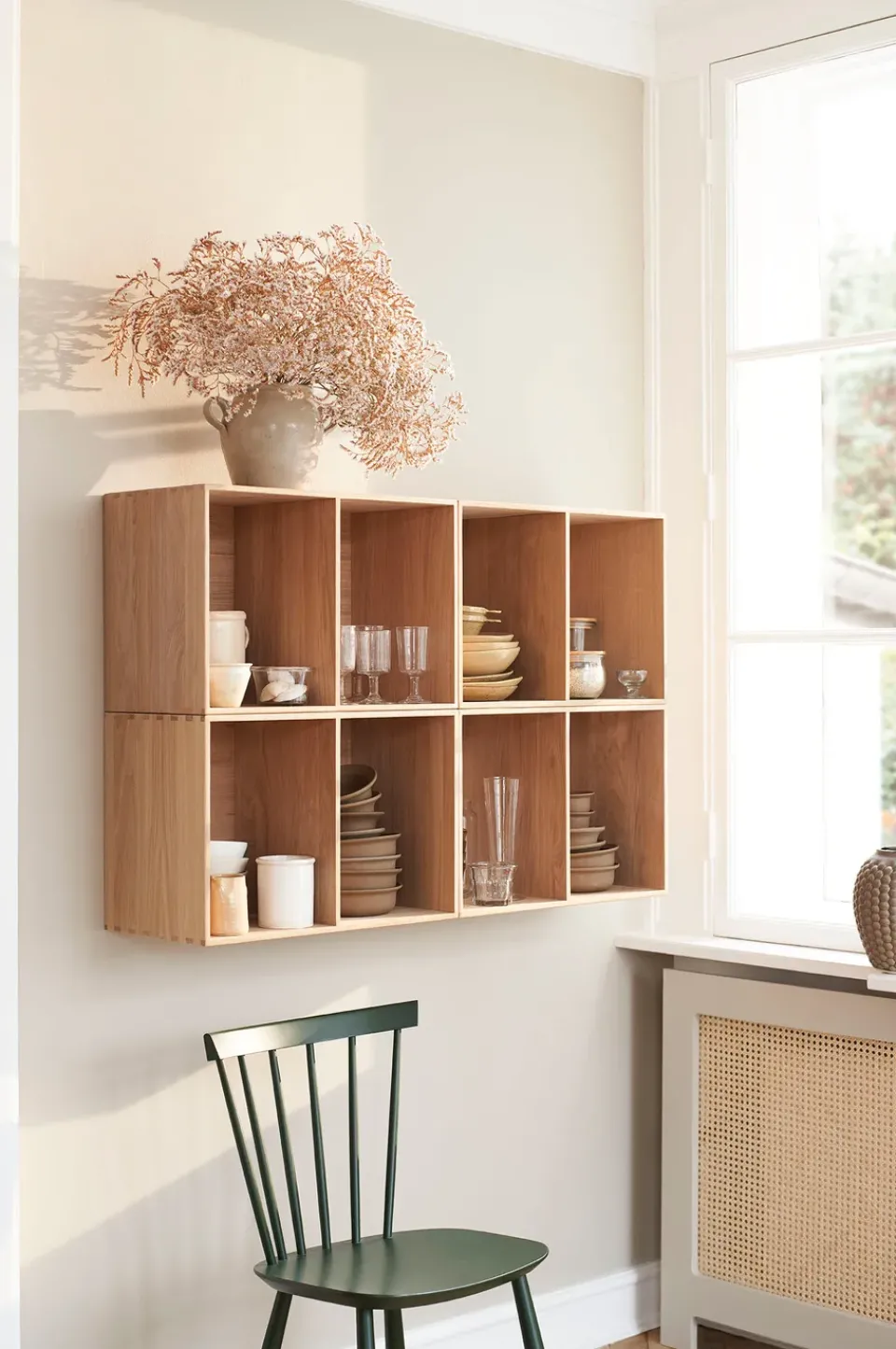 Silla J46, Beech roots painted*FDB Møbler New