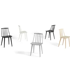 Silla J77, Black lacquered beech*HAY Online