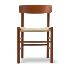 Silla J39, Herritage red-trenzado natural*Fredericia Furniture Hot