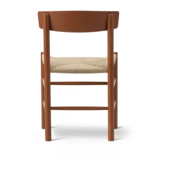 Silla J39, Herritage red-trenzado natural*Fredericia Furniture Hot