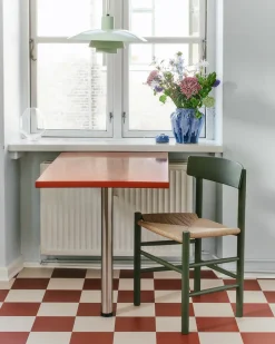 Silla J39, Khaki green-trenzado natural*Fredericia Furniture New