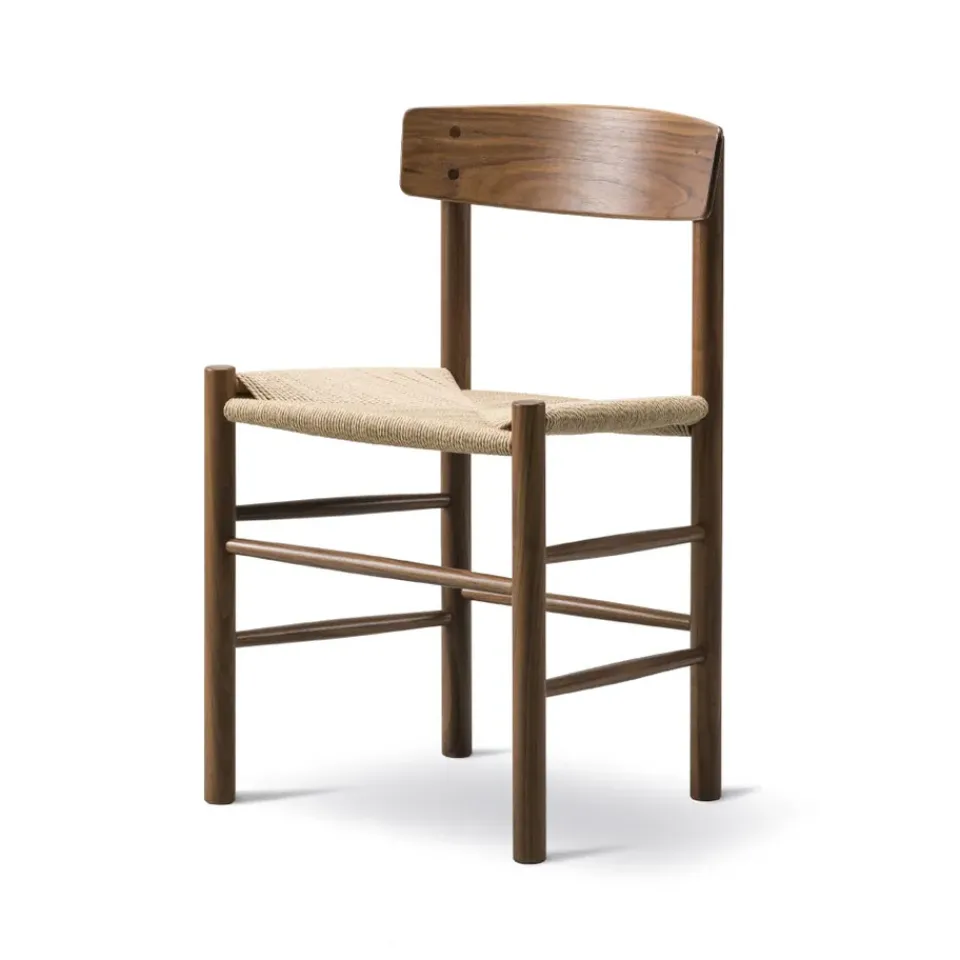 Silla J39, Nogal aceitado - trenzado natural*Fredericia Furniture