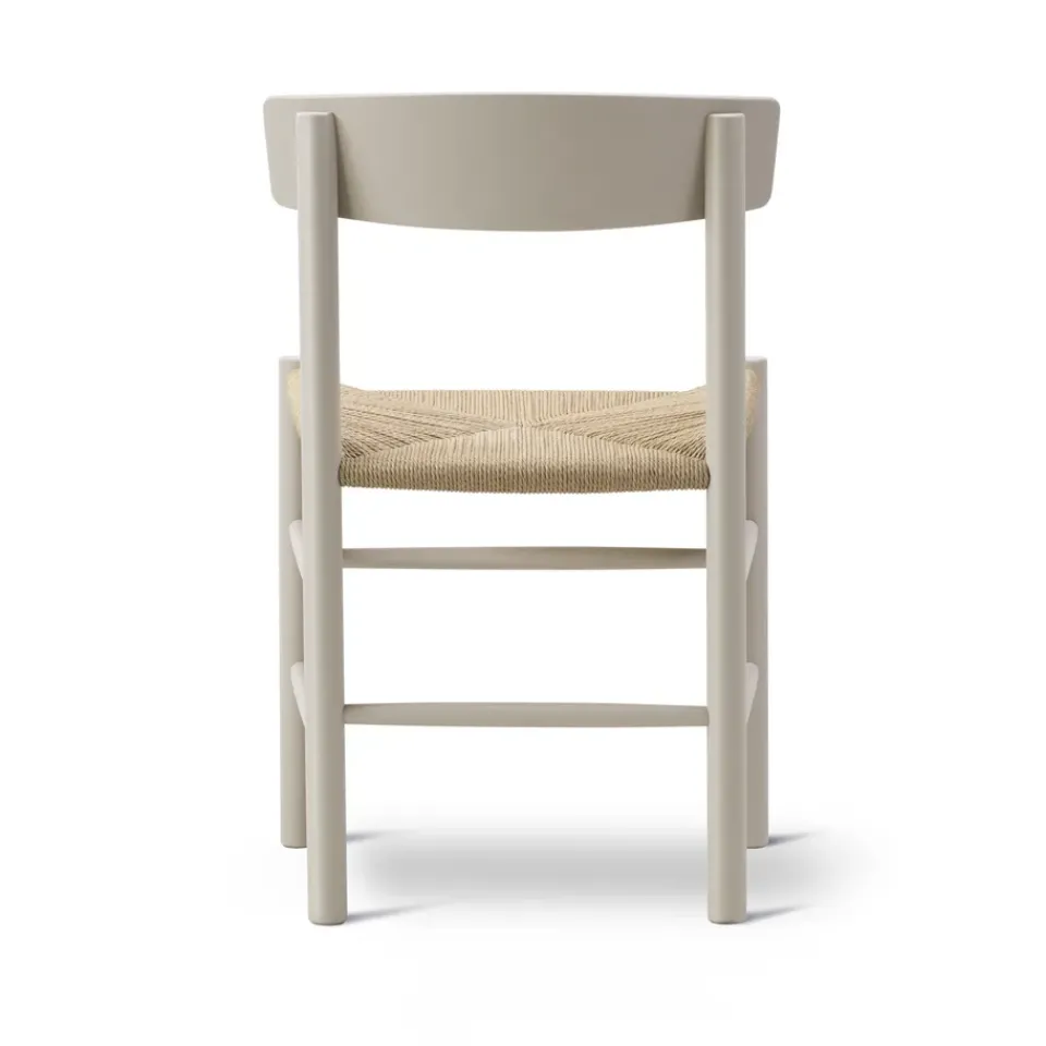 Silla J39, Pebble grey-trenzado natural*Fredericia Furniture