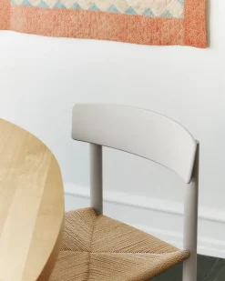 Silla J39, Pebble grey-trenzado natural*Fredericia Furniture