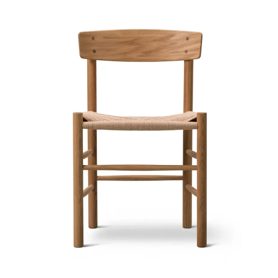Silla J39, Roble aceitado - trenzado natural*Fredericia Furniture Discount