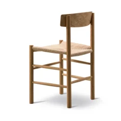 Silla J39, Roble aceitado - trenzado natural*Fredericia Furniture Discount