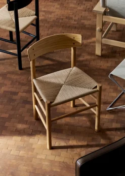 Silla J39, Roble aceitado - trenzado natural*Fredericia Furniture Discount