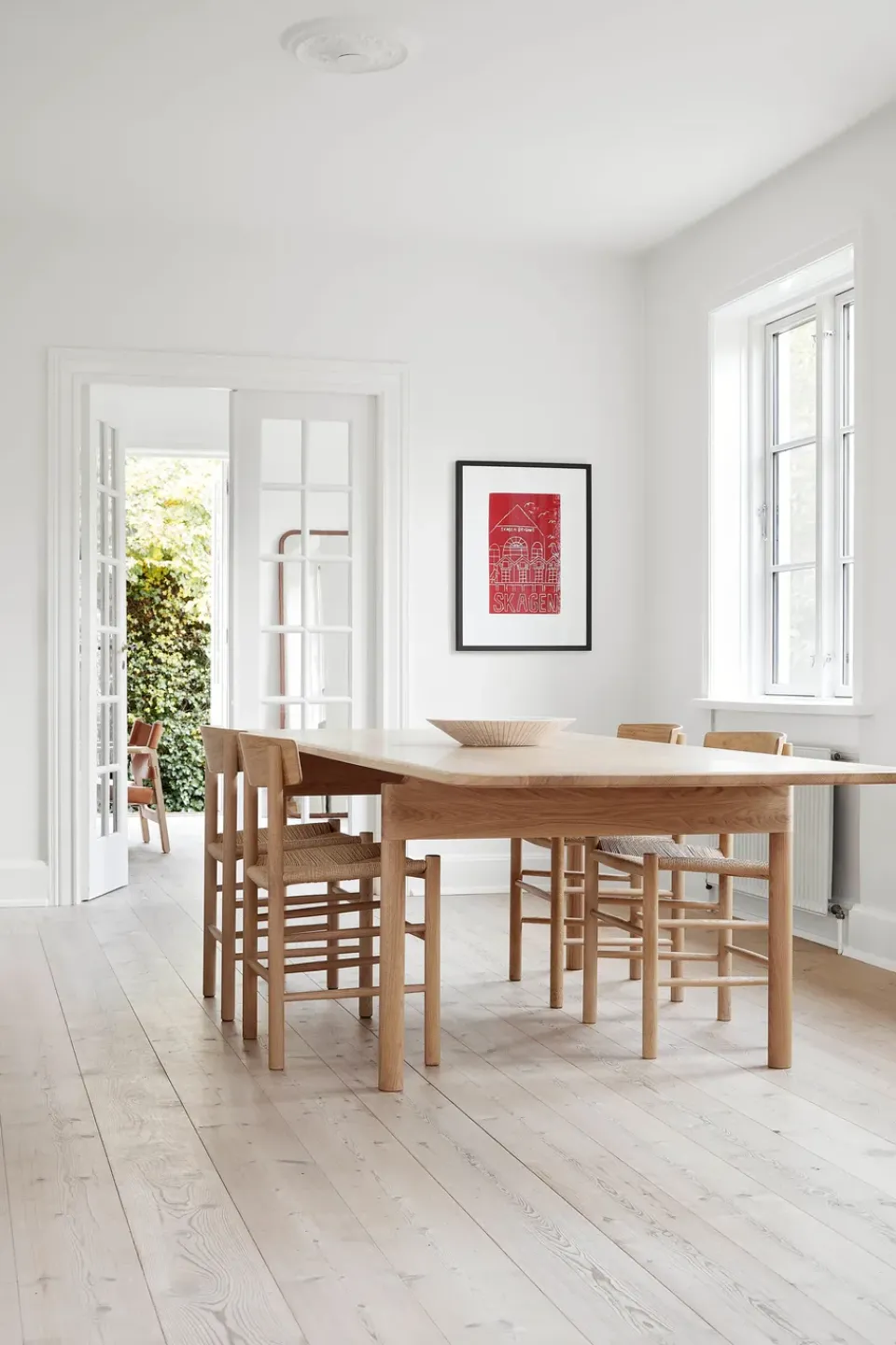 Silla J39, Roble claro aceitado - trenzado natural*Fredericia Furniture