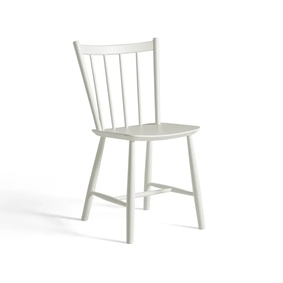 Silla J41, White lacquered beech*HAY Discount