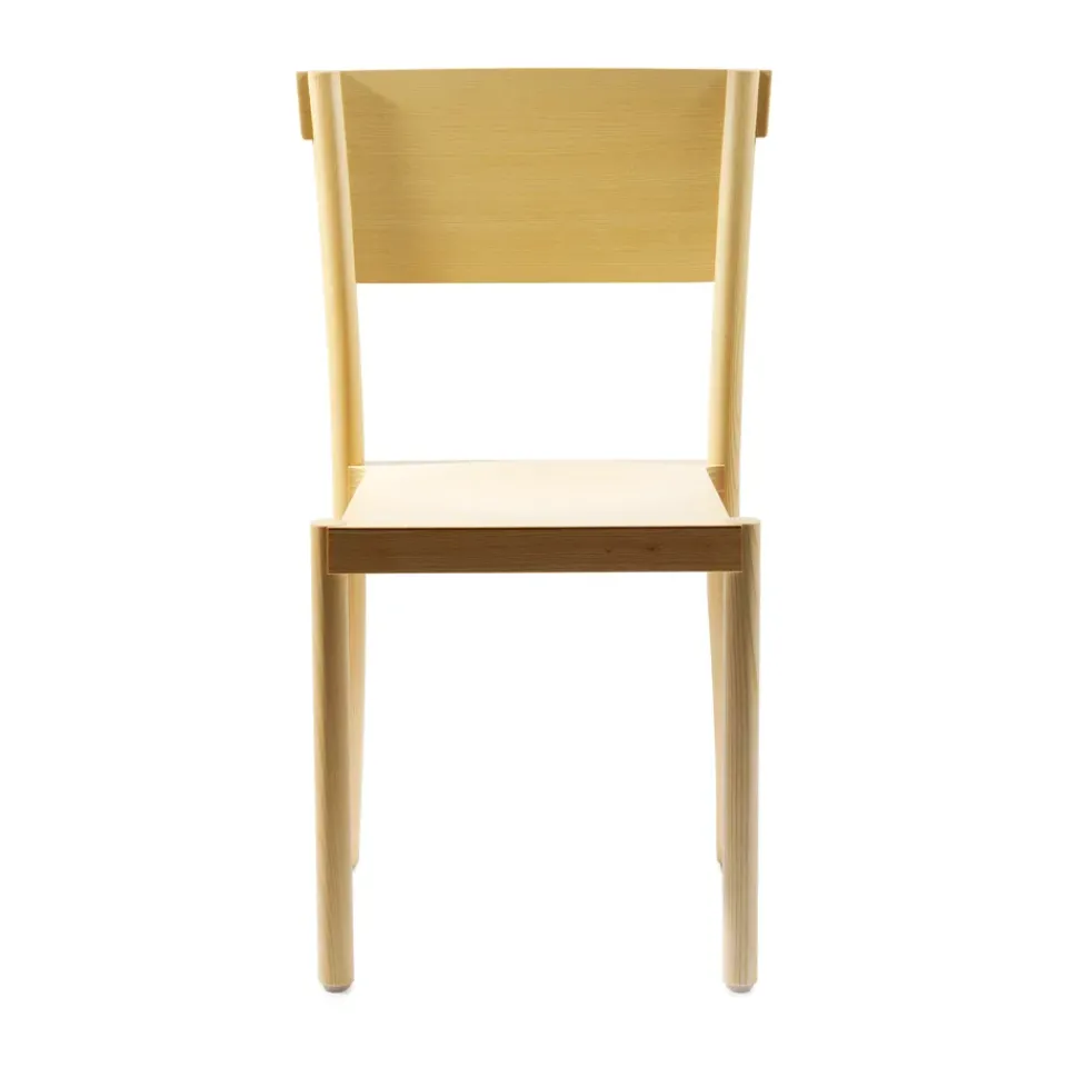 Silla Light & Easy, Fresno-white-asiento chapado*Gärsnäs New