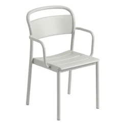 Silla Linear steel armchair, grey (RAL 7044)*Muuto Discount
