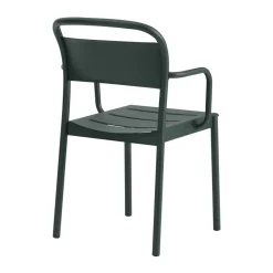 Silla Linear steel armchair, Dark green*Muuto New