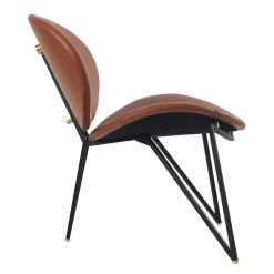 Silla lounge Semper, Black-cognac*AYTM Best