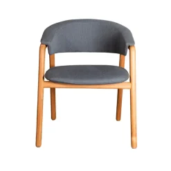 Silla Luna, airtouch grey, soporte de teca*Cane-line Hot