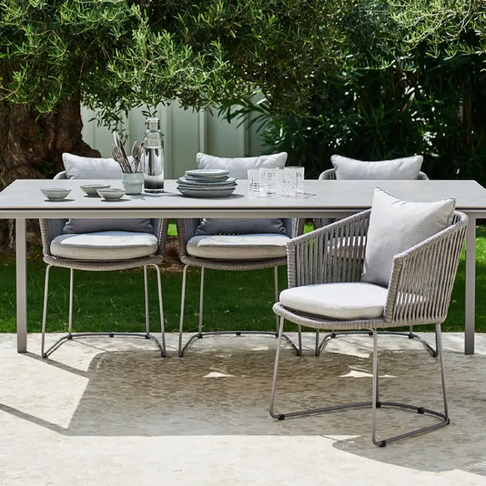 Silla Moments, Natté dark grey- soft rope*Cane-line