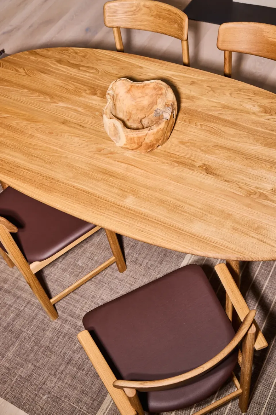 Silla Pal, Roble natural aceitado-Elmosoft 93129*Stolab Outlet