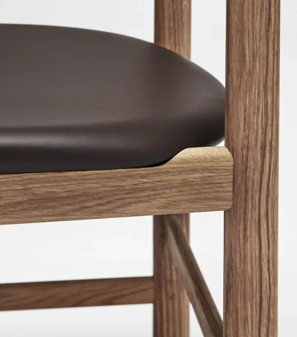 Silla Pal, Roble natural aceitado-Elmosoft 93129*Stolab Outlet