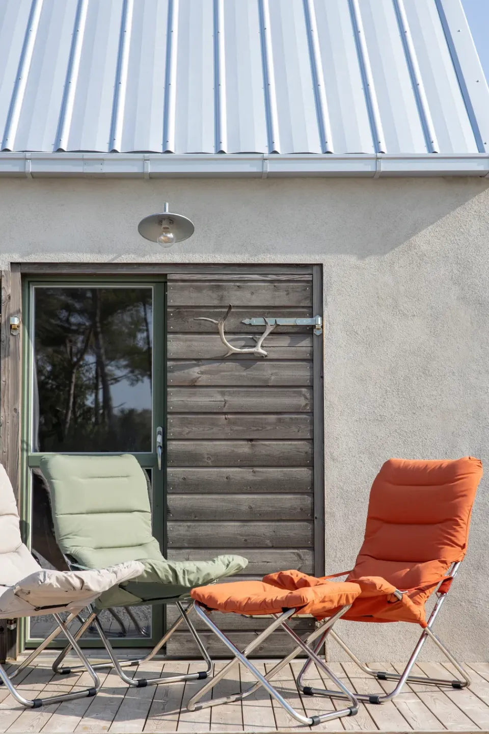 Silla para tomar el sol Fiesta Soft, Tela sage green, estructura de aluminio*Fiam Discount