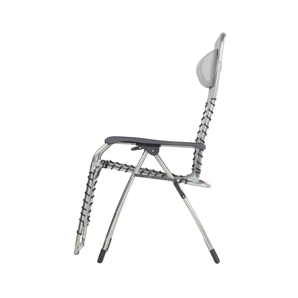 Silla para tomar el sol Movida, Textaline grey, estructura de aluminio*Fiam Outlet