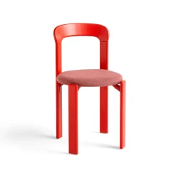 Silla Rey tapizada, Steelcut trio 636 scarlet red*HAY Hot