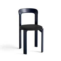 Silla Rey tapizada, Steelcut Trio 190 deep blue*HAY Discount