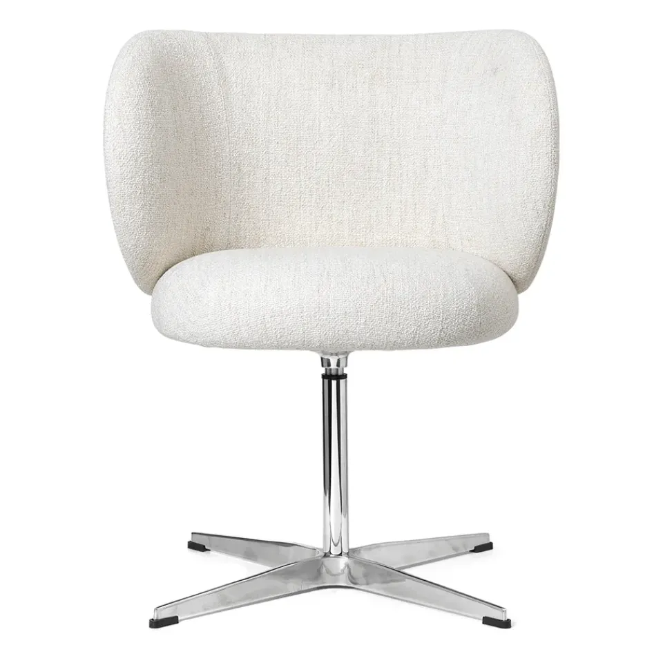Silla Rico dining chair swivel bouclé, Off-white*Ferm Living Discount