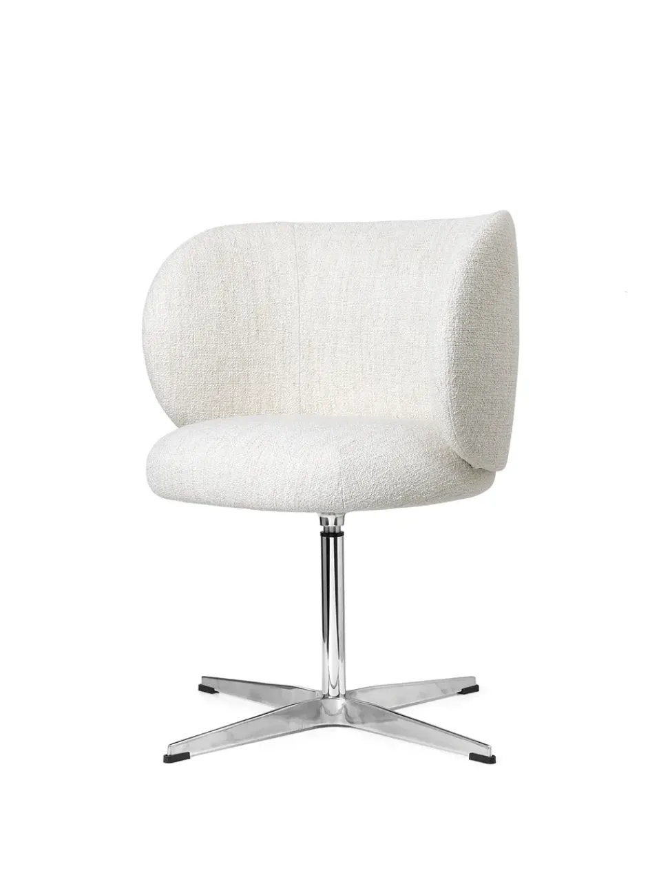 Silla Rico dining chair swivel bouclé, Off-white*Ferm Living Discount