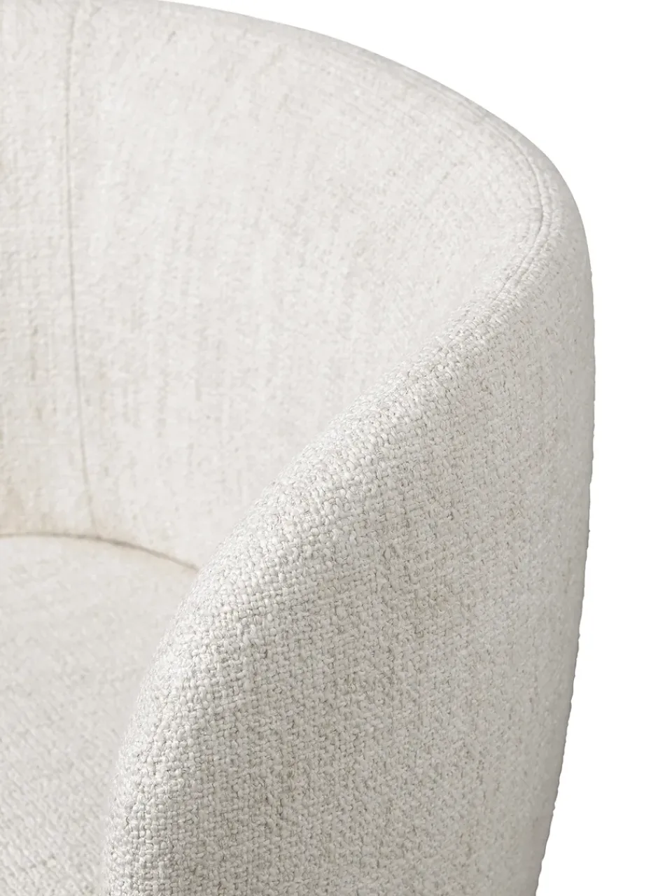 Silla Rico dining chair swivel bouclé, Off-white*Ferm Living Discount